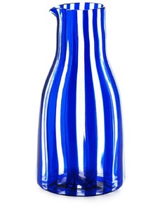 AQUAZZURA CASA Dolcevita Stripe Murano glass jug - Blue