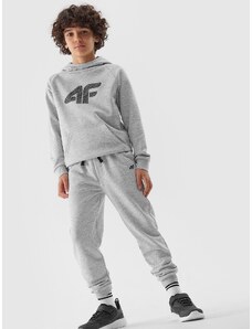 4F Pantaloni jogger de trening pentru băieți - gri - 122