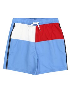 Tommy Hilfiger Underwear Șorturi de baie 'Flag' albastru deschis / roșu / negru / alb
