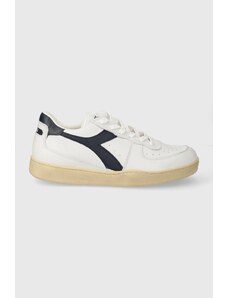 Diadora sneakers din piele MI Basket Low Used culoarea alb, 201.179043.C4656
