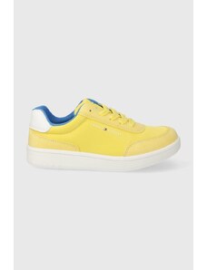 Tommy Hilfiger sneakers pentru copii culoarea galben