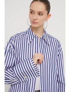 HUGO cămașă din bumbac femei, cu guler clasic, relaxed 50513790