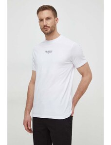 Karl Lagerfeld tricou bărbați, culoarea alb, cu imprimeu 542221.755080