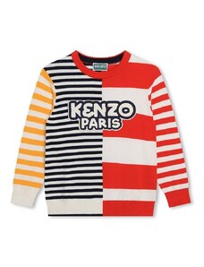 Kenzo Kids pulover de bumbac pentru copii culoarea rosu, light