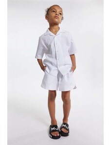 Marc Jacobs camasa de bumbac pentru copii culoarea alb
