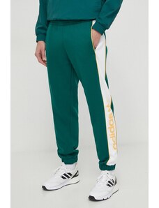 adidas Originals pantaloni de trening culoarea verde, cu imprimeu IT2442