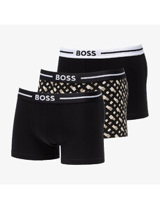 Boxeri Hugo Boss Bold Design Trunk 3-Pack Black/ White/ Beige