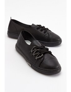 LuviShoes Nopse Black Women's Sports Shoes