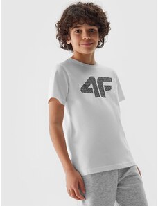 4F Tricou cu imprimeu pentru băieți - alb - 122