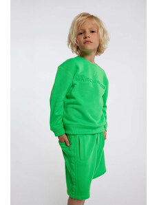 Marc Jacobs pantaloni scurti copii culoarea verde, neted, talie reglabila