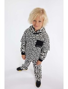 Marc Jacobs bluza copii culoarea negru, cu glugă, modelator