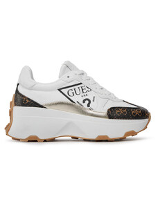 GUESS Sneakers Calebb5 FLPCB5FAL12 whibr white brown