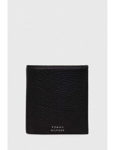 Tommy Hilfiger portofel de piele bărbați, culoarea negru AM0AM12190