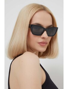 HUGO ochelari de soare femei, culoarea negru