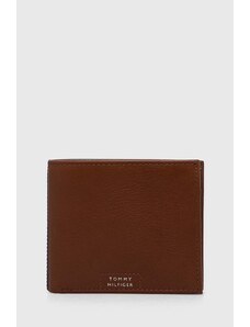 Tommy Hilfiger portofel de piele bărbați, culoarea maro AM0AM12188