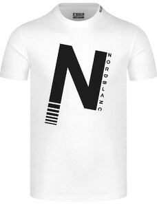 Nordblanc Tricou alb pentru bărbați CAPITAL