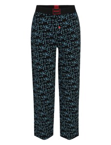 HUGO Pantaloni de pijama albastru deschis / roșu / negru
