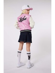 Karl Lagerfeld geaca bomber pentru copii culoarea roz