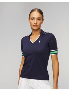 RLX Ralph Lauren Tricou polo albastru marin pentru femei Ralph Lauren RLX Golf