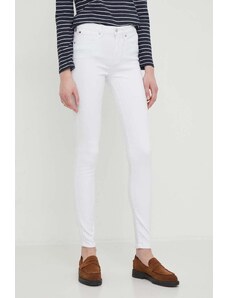 Tommy Hilfiger jeans femei, culoarea alb WW0WW41295