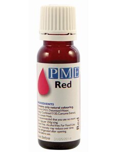 PME Culoare naturală lichidă comestibilă - Roșie 25 g