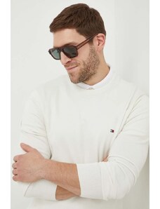 Tommy Hilfiger pulover bărbați, culoarea alb, light MW0MW21316
