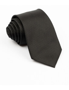 GAMA Cravata neagra cu imprimeu geometric