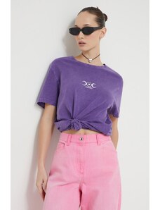 Kaotiko tricou din bumbac culoarea violet, cu imprimeu
