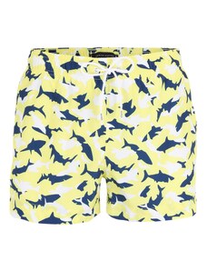 Tommy Hilfiger Underwear Șorturi de baie albastru marin / galben / alb