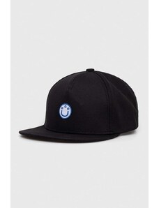 HUGO Blue șapcă de baseball din bumbac culoarea negru, cu imprimeu 50522281