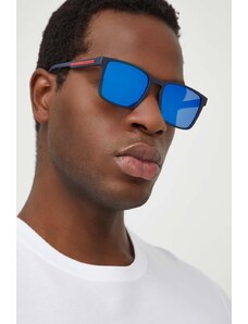 Tommy Hilfiger ochelari de soare barbati, culoarea albastru marin