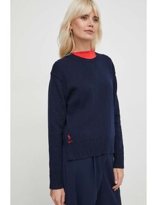 Polo Ralph Lauren pulover de bumbac culoarea bleumarin, light 211898583
