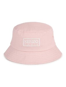 Kenzo Kids pălărie din bumbac pentru bebeluși culoarea roz, bumbac
