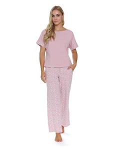 DN Nightwear Pijamale damă Daisy roz