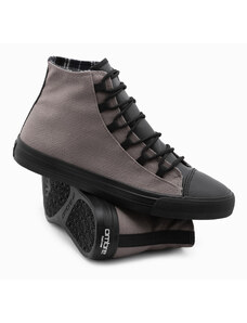 Ombre Pantofi bărbați pantofi de sport din materiale combinate - grafit V8 OM-FOTH-0143