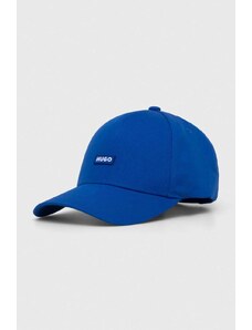 HUGO Blue șapcă de baseball din bumbac cu imprimeu 50522266