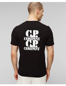 CP Company Tricou negru pentru bărbați C.P. Company