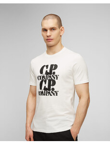 CP Company Tricou alb pentru bărbați C.P. Company
