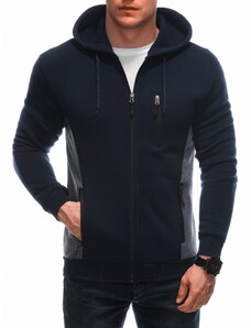 EDOTI Men's zip-up sweatshirt B1636 - navy