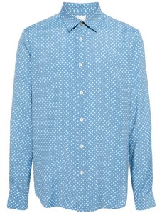 Paul Smith polka dot-print shirt - Blue