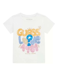 GUESS K T-Shirt Pentru copii Ss T-Shirt K4RI05K6YW4 g011 pure white