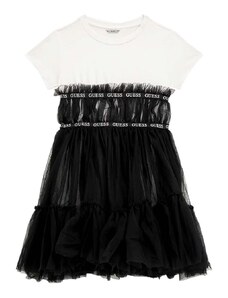 GUESS K Rochie Pentru copii Mixed Fabric Dress J4RK26K6YW0 jblk jet black a996