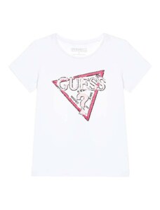 GUESS K T-Shirt Pentru copii Ss T-Shirt K4RI23K6YW4 g011 pure white