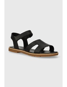 Sorel sandale ELLA III ANKLE STRAP femei, culoarea negru, 2076821010