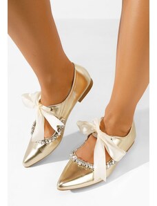 Zapatos Balerini eleganti Lucille aurii