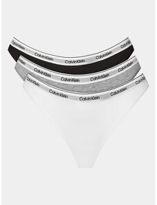 Set 3 perechi de chiloți tanga Calvin Klein Underwear