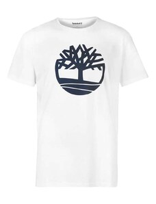 TIMBERLAND T-Shirt Kennebec River Tree Logo Short Sleeve TB0A2C2R1001 100 white