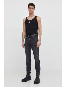 Karl Lagerfeld Jeans jeansi barbati, culoarea gri