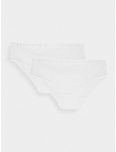 4F Lenjerie bikini (2-pack) pentru femei - albă - L