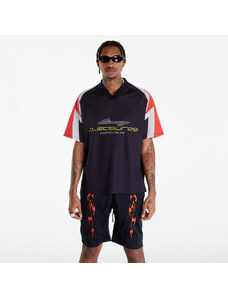 Tricou pentru bărbați PLEASURES Mind Soccer Jersey Short Sleeve Tee Black